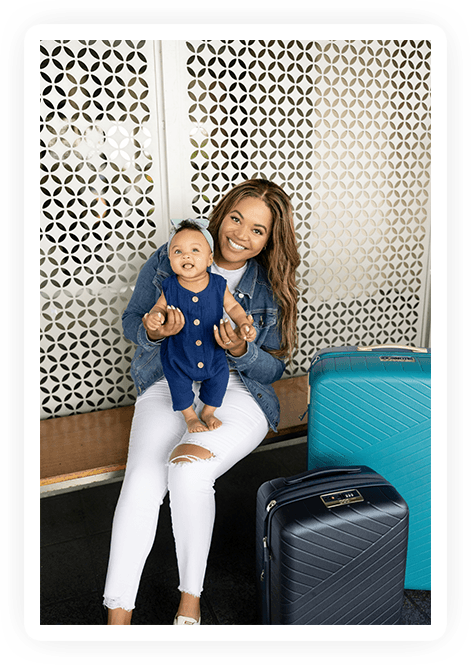 Rent Baby Gear INCLUDING Holm Airport Car Seat Stroller Travel Cart and  Child Transporter - A Carseat Roller for Traveling. Foldable, storable, and  stowable Under Your Airplane seat or Over Head Compartment.