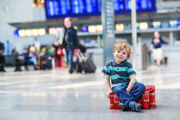 Baby In Airport 