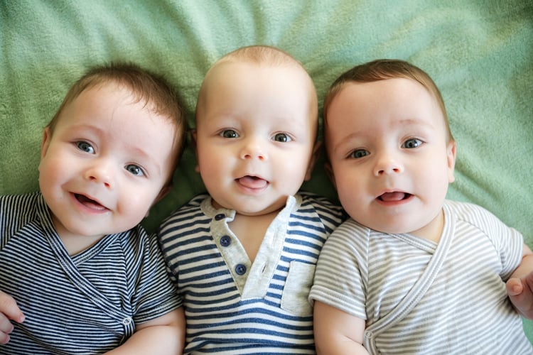 Happy Baby Travel Companions Waiting To Go On An Adventure