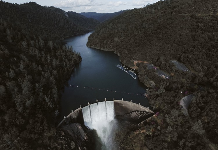 Beautiful Dam In Auburn