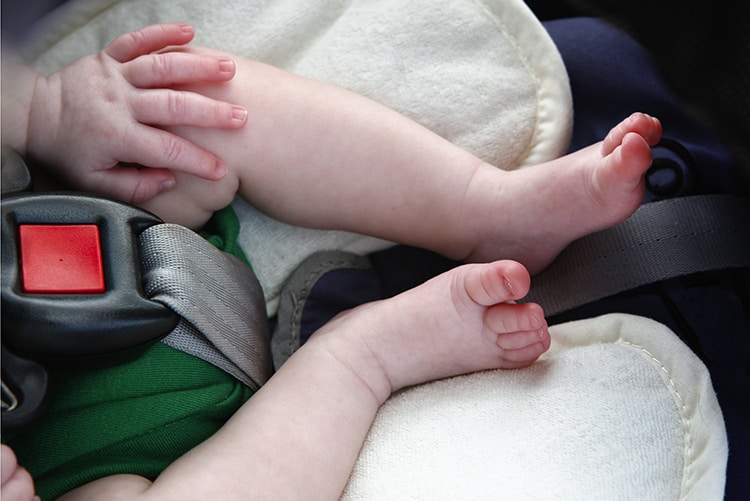 Car Seat Safety Requires Baby Is Buckled Securely