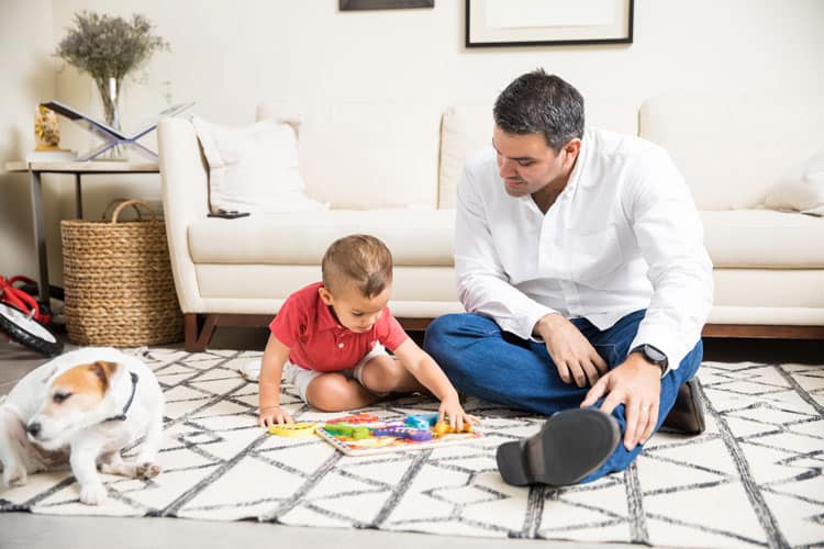 Toddler Activity On The Floor