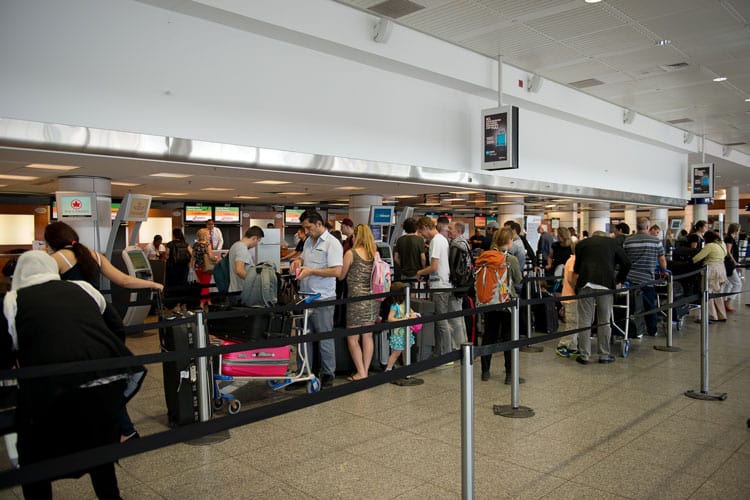 Crowded Airport