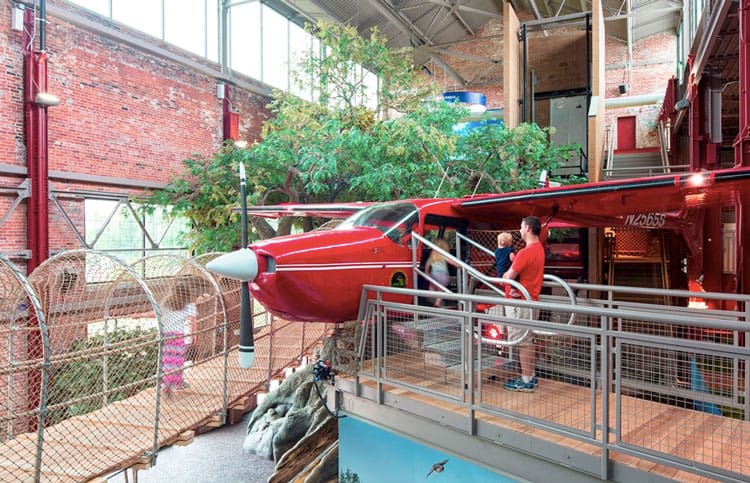 Airplane Exhibit At Outdoor Adventure Center Detroit