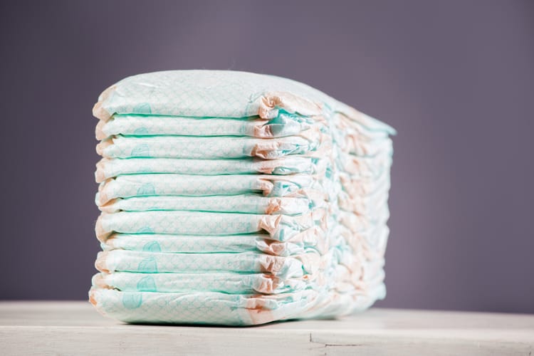 Stack Of Diapers