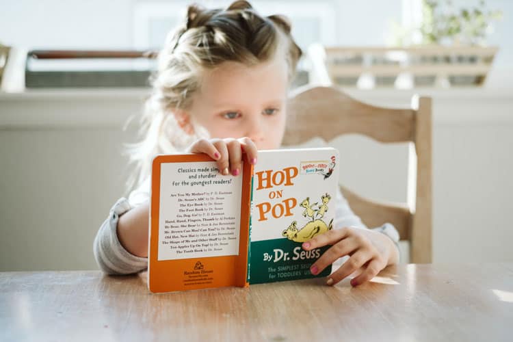 Girl Reading A Book