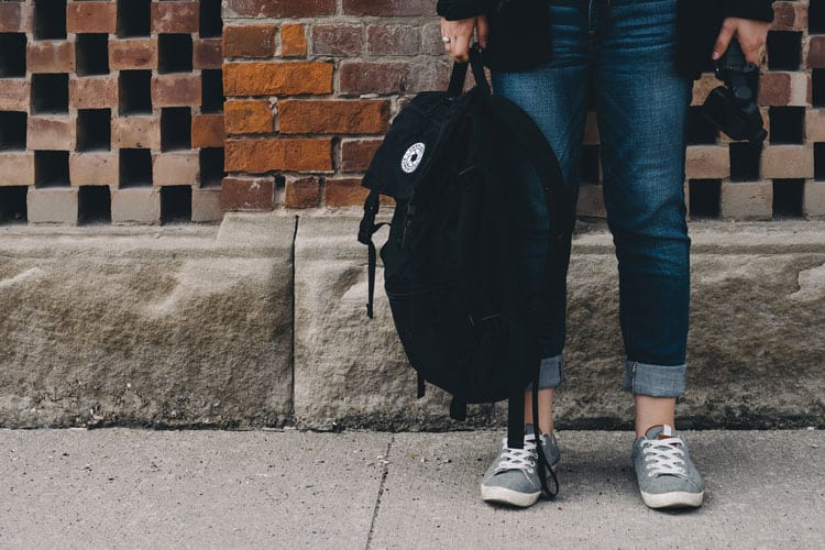 Teenager With Backpack