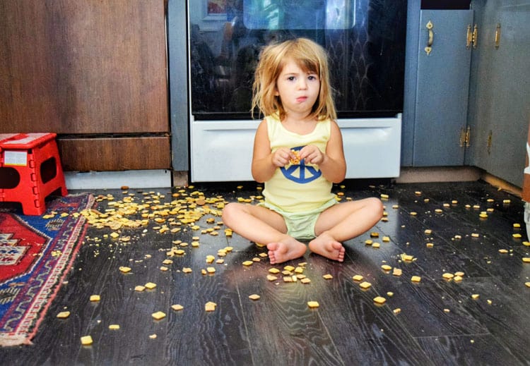 Child Making Huge Mess