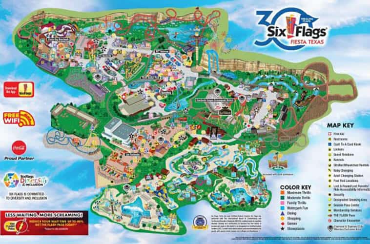 How to get to Six Flags Fiesta Texas in San Antonio by Bus?