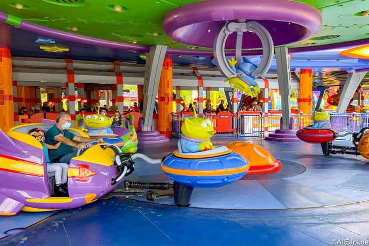 Alien Swirling Saucers