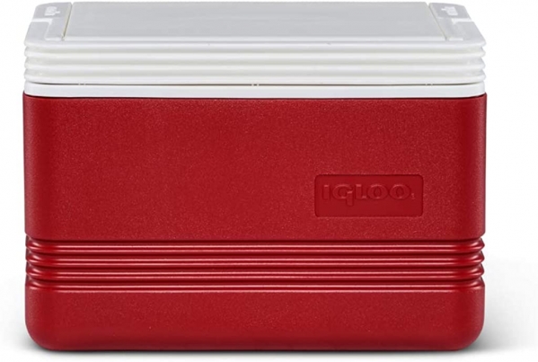 thumbnail image 2 of Igloo Legend 17-Quart Cooler - Red Portable Cooler With Cup Holders & Easy Carry 2 of 11