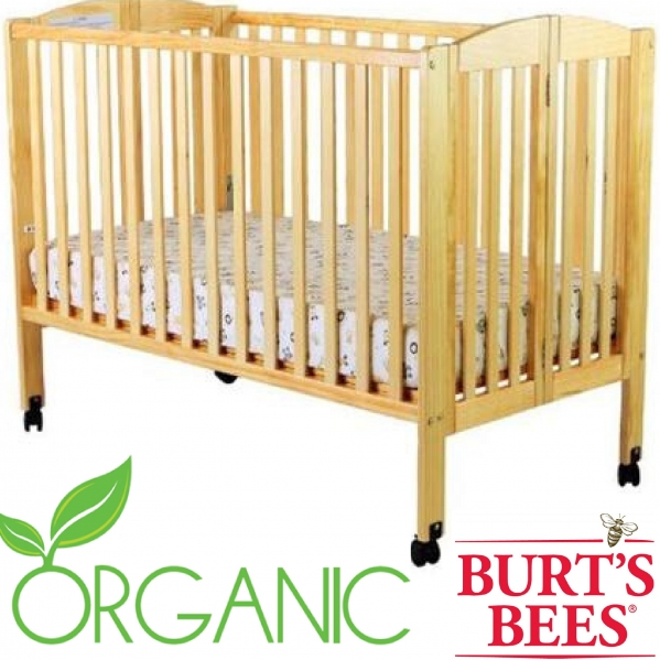 Full Size Wood Crib With Organic Linens 2 Sets Rental In Lake