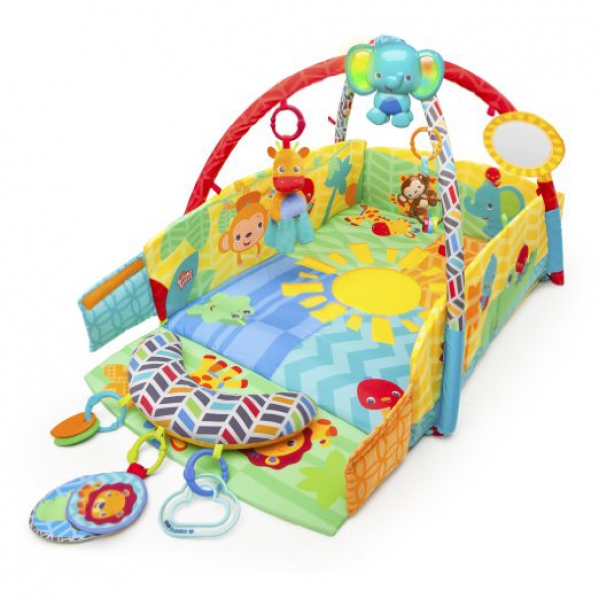 Bright Starts 5in1 Baby Your Way Play Mat Activity Gym/Ball Pit Totally  Tropical