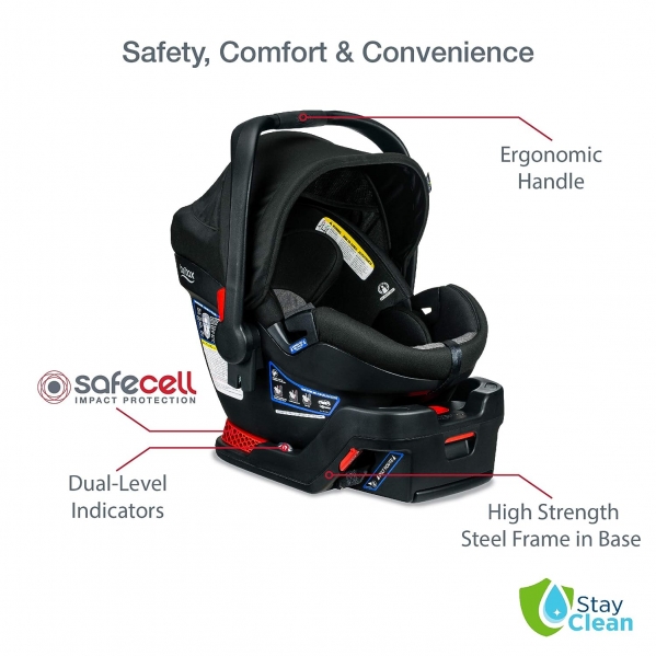 Rent Baby Gear INCLUDING Britax BSafe Ultra Infant Car Seat Rear