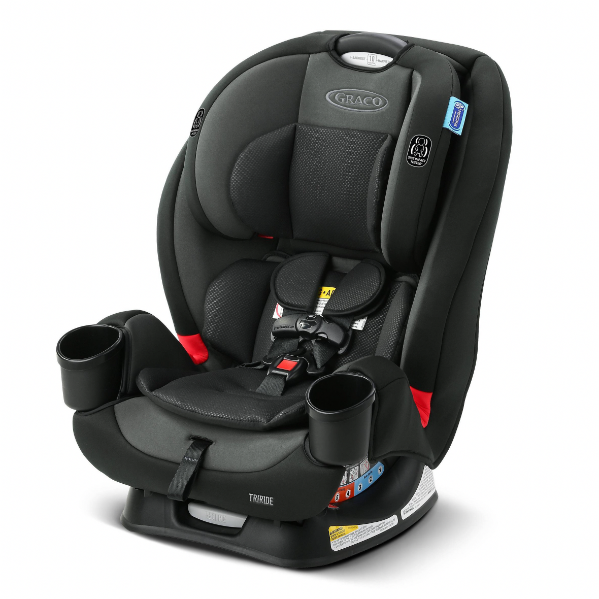 Rent Baby Gear INCLUDING Britax Car Seat Travel Cart, Adjustable Handle +  Compact Fold + Fits in Airplane Overhead Bin , Black, 42x13.5x5.5 Inch  (Pack of 1)