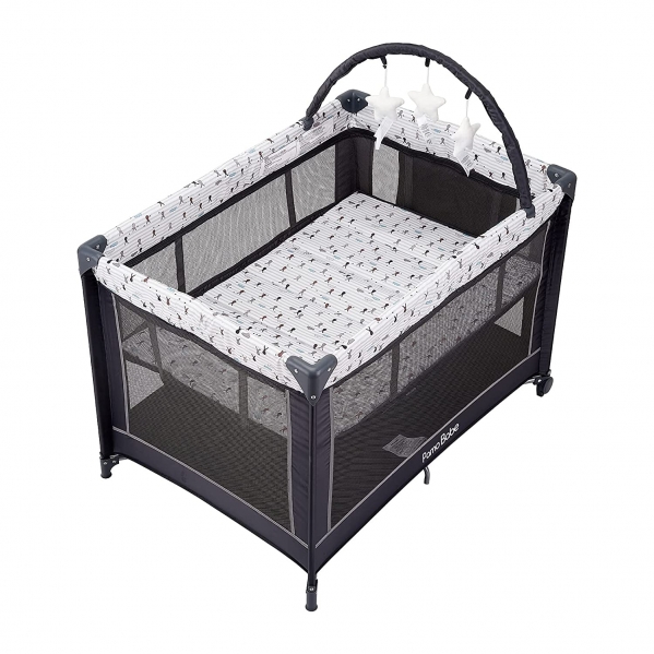 pamo babe portable lightweight playard with mattress