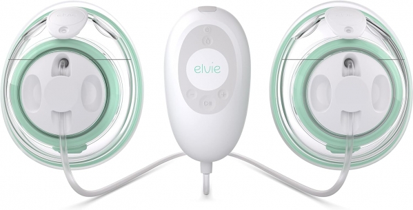  Elvie Stride Hospital-Grade App-Controlled Breast Pump   Hands-Free Wearable Ultra-Quiet Electric Breast Pump with 2-Modes  10-Settings & 5oz Capacity per Cup (21mm Shields) : Baby