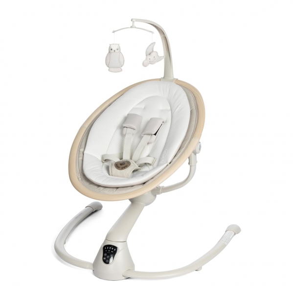 Maxi-Cosi Cassia Baby Swings for Infants: Smart Portable Baby Swing with Music, Lightweight & Foldable Baby Swing, 360 Rotation Infant Swing, Classic Oat Classic Oat Baby Seat