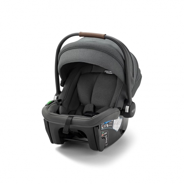 Graco On The Go MAX Infant Car Seat, Baseless Car Seat with Canopy, Rear Facing, Lightweight Carseat
