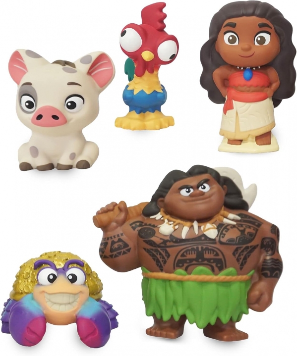 Disney Store Official Bath Set (Moana) - Kids Bath Accessories with Beloved Disney Characters - Colorful and Fun Bath Time Essentials for Kids - Suitable for All Ages