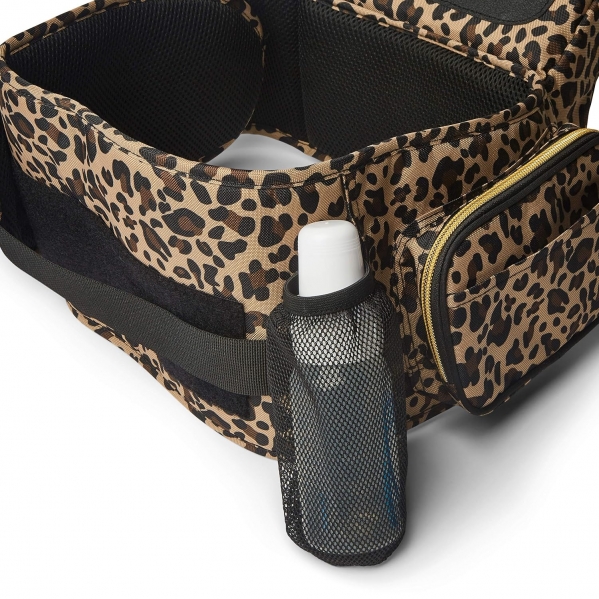 Tushbaby - Safety-Certified Hip Seat Baby Carrier - Mom’s Choice Award Winner, Seen on Shark Tank, Ergonomic Carrier for Newborns & Toddlers, Leopard