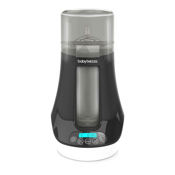 Baby Brezza Electric Baby Bottle Warmer, Breastmilk Warmer + Baby Food Warmer and Defroster - Universal Warmer Fits All Feeding Bottles: Glass, Plastic, Small, Large + Newborn – Digital Display Bottle + Breastmilk Warmer