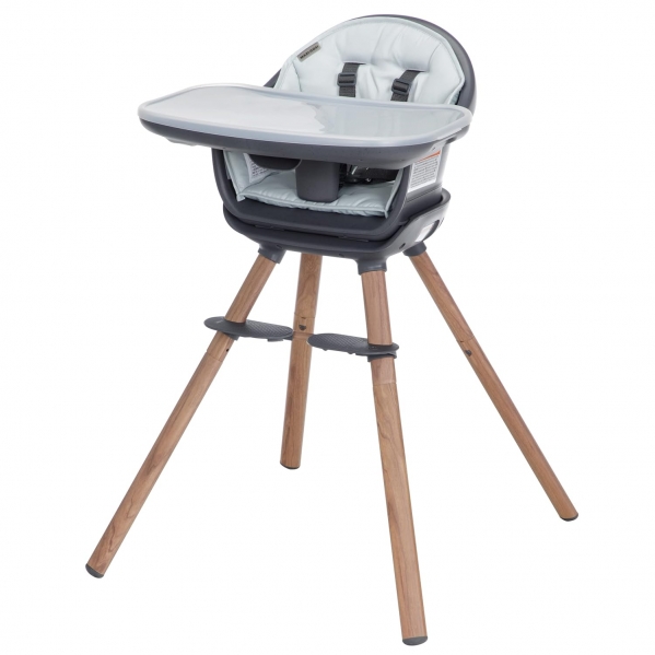 Maxi-Cosi Moa 8-in-1 Highchair, Machine Washable, Compact, Lightweight Design, Essential Graphite Essential Graphite Highchair