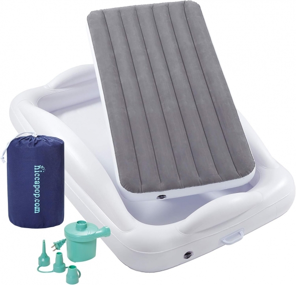 hiccapop Inflatable Toddler Travel Bed