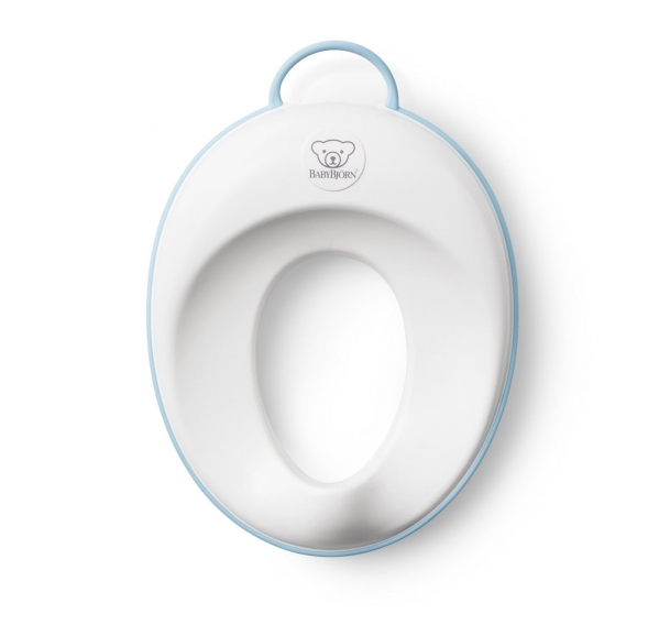 BABYBJORN Toilet Trainer, White/Turquoise