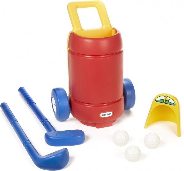 Little Tikes TotSports Easy Hit Golf Set + 3 balls + 2 clubs Standard