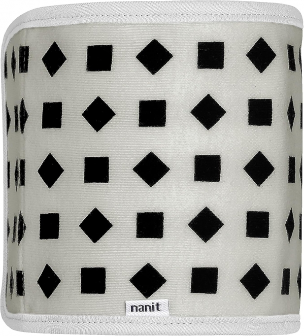 Nanit Breathing Wear Band - 100% Cotton, Works with Nanit Pro Baby Monitor to Track Breathing Motion Sensor-Free, Fits Newborns and Infants Pebble Grey Medium