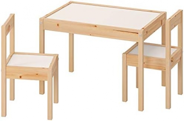 IKEA KidTable, Table and 2 Chairs, White 1 Table and 2 chairs
