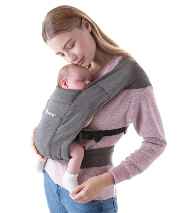Ergobaby Embrace Cozy Newborn Baby Wrap Carrier (7-25 Pounds)
