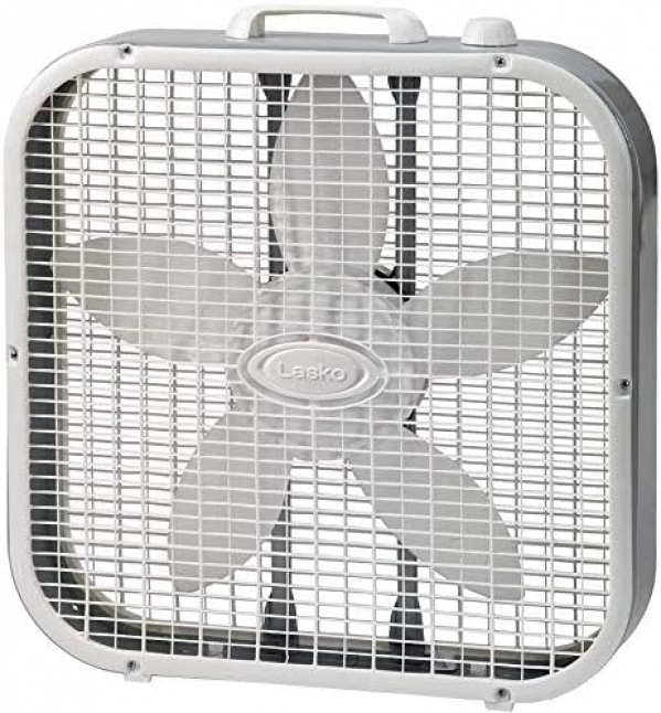 Lasko, White Air Circulating Box Fan 20 INCH