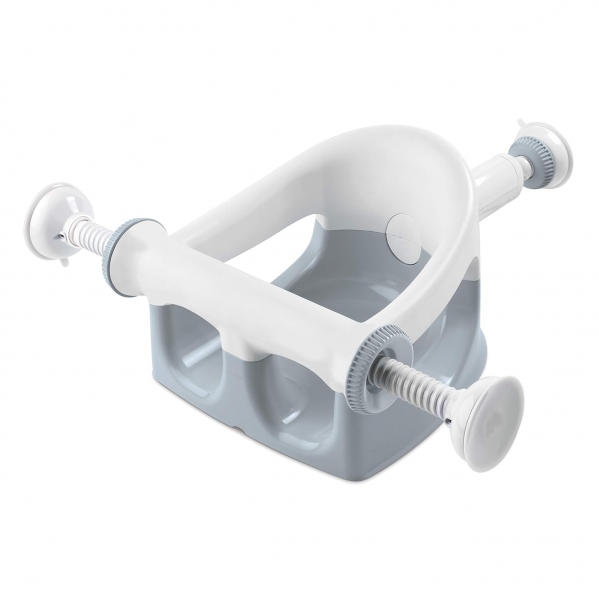 Summer My Bath Seat (Gray) – Baby Bathtub Seat for Sit-Up Bathing, Provides Backrest Support and Suction Cups for Stability – This Baby Bathtub is Easy to Set-Up, Remove, and Store