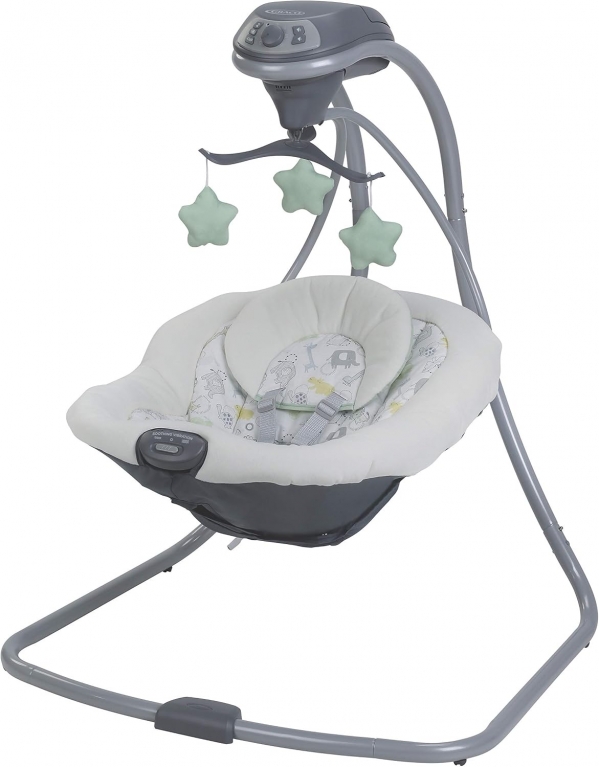 Graco Simple Sway Baby Swing, Sketch Safari Simple Sway Sketch Safari