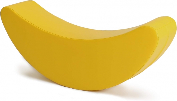 IGLU Yellow Banana Toddler Rocking Toy Child Riding Toy Toddler Rocker Rocking Horse for Toddlers 2-5 Ride on Horse Toddler Rocking Horse Hobby Horse Kids Rocking Horse