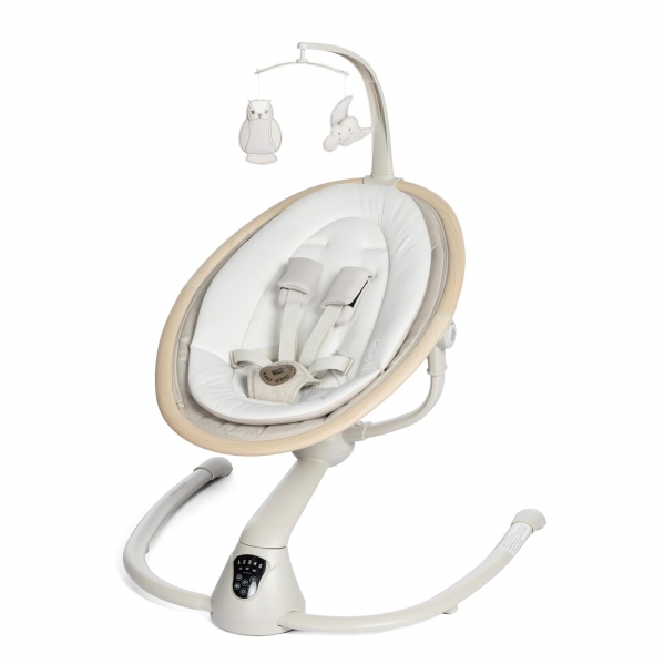 Maxi-Cosi Cassia Baby Swings for Infants: Smart Portable Baby Swing with Music, Lightweight & Foldable Baby Swing, 360 Rotation Infant Swing, Classic Oat Classic Oat Baby Seat