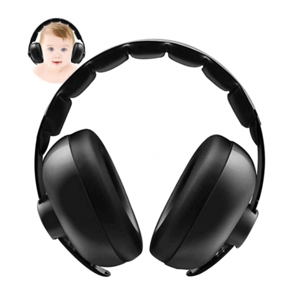 Vanderfields - Hearing Protection Ear Muffs - Over 33 dB (2K Hz) Broad Noise Cancelling Sound Reduction - Adults & Teens Pink Rose