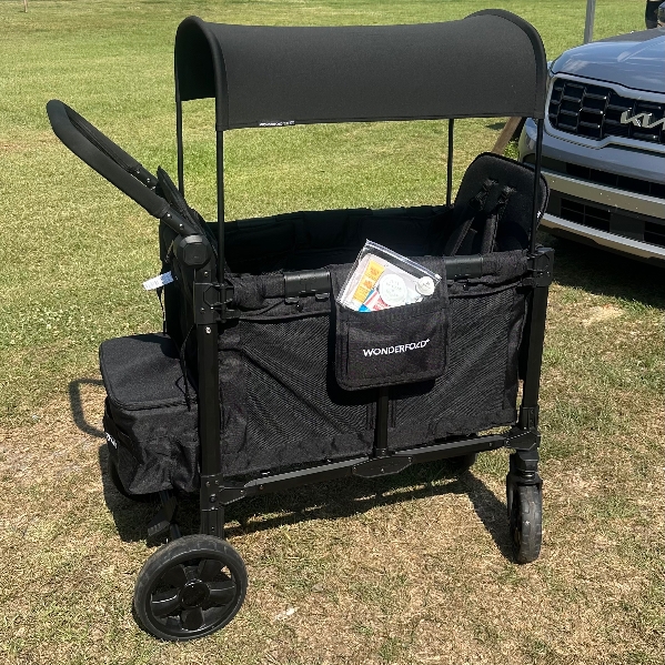 WONDERFOLD W2 Original Multi-Function 2 Passenger Push/Pull Folding Stroller Wagon