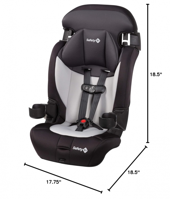 Safety 1st Grand 2-in-1 Booster Car Seat, Extended Use: Forward-Facing with Harness, 30-65 pounds and Belt-Positioning Booster, 40-120 pounds, High Street