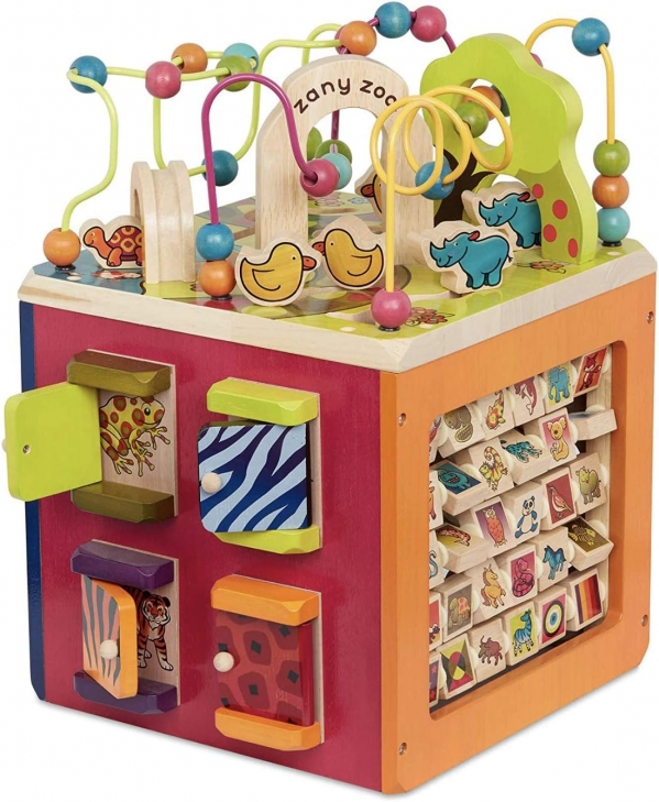 B. Zany Zoo Wooden Activity Cube