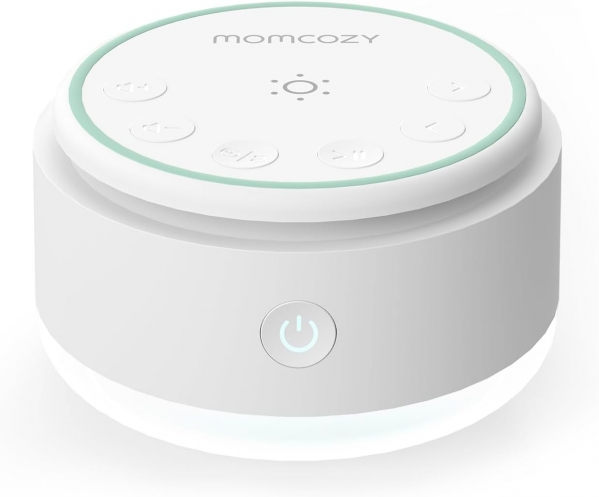Momcozy Sound Machine for Baby-20 Soothing Sounds & Touch Light Portable White Noise for Kids & Adults for Sleeping Timer and Memory | Ideal Travel Companion & Nursery Must-Have & Outing | Shower Gift