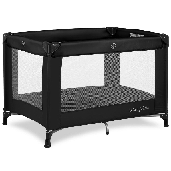 Dream On Me, Zodiak Portable Playard, Black