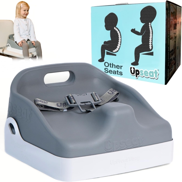 Upseat Boost Toddler Booster Seat for Dining Table (Gray)