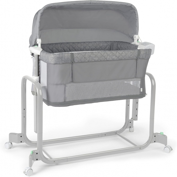 Ingenuity Dream Hero Starlight 3-in-1 Co-Sleeping Bassinet and Crib - Lume (Grey), Unisex, Newborn to 12 Months