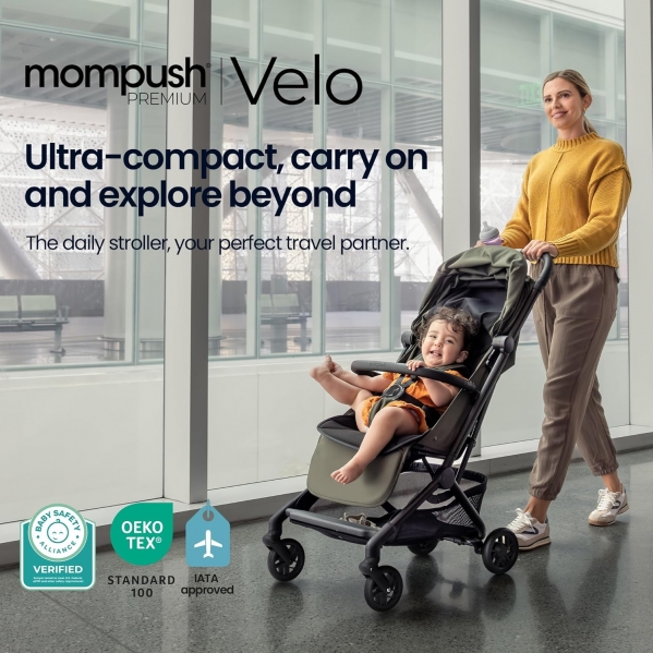 Mompush Velo Lightweight Travel Stroller