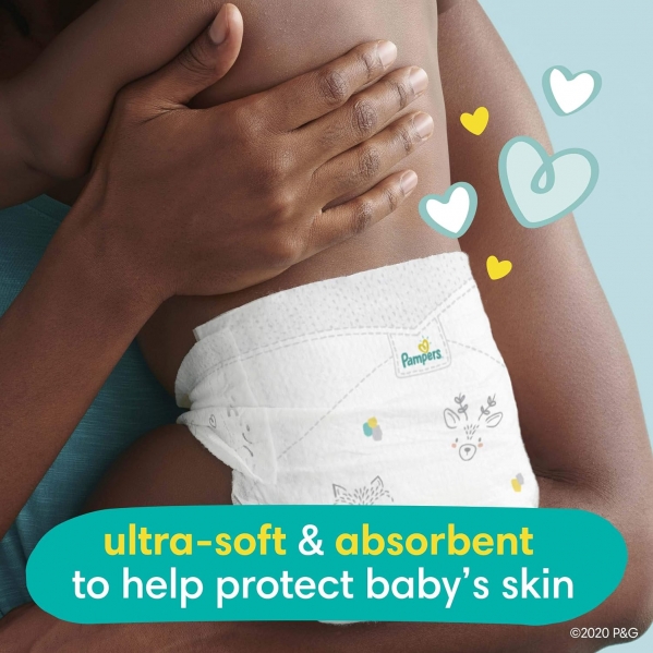 Pampers Diapers Size 2, 84 Count - Pampers Swaddlers Disposable Baby Diapers, Super Pack (Packaging May Vary)