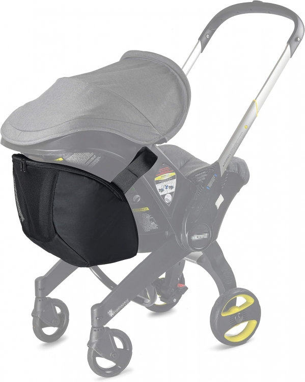 Baby & Beyond's Clip-On Storage Bag Compatible with Doona Infant Car Seat Stroller Clip on Storage Bag