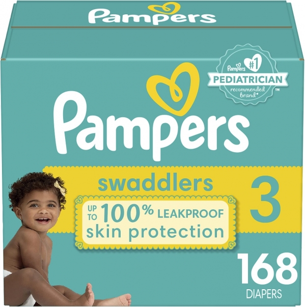Pampers Swaddlers, Baby Diapers, Size 4, 66 Ct Size 4 (66 Count) Big Pack